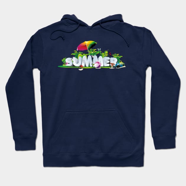 Summer Hoodie by G-Art Swiss